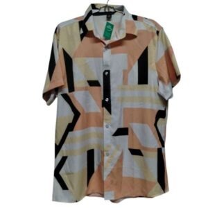 CAMISA BLANCA NEGRA AMARILLA NARANJA MANFINITY T XL