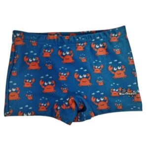 SHORT BAÑO LICRA AZUL CANGREJOS RIO ONDAS T 4