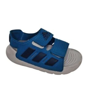 SANDALIAS GOMA CELESTE AZUL BLANCO ADIDAS T25