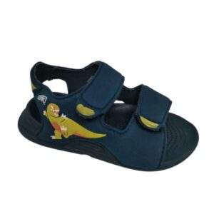 SANDALIAS GOMA AZUL VERDE DINOSAURIO ADIDAS T25