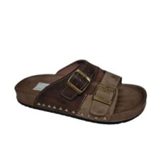 SANDALIAS MARRON BEIGE HEBILLAS T38