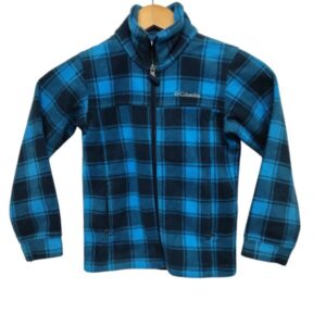 CAMPERA POLAR AZUL CUADROS COLUMBIA T6/7