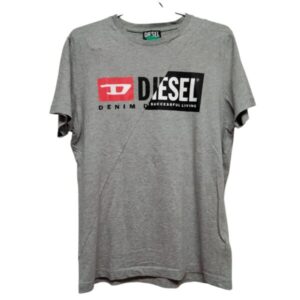 REMERA ALG GRIS ROJO NEGRO DIESEL T L