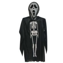 DISFRAZ SCARY ESQUELETO CON CARETA T S /  4-6 AÑOS