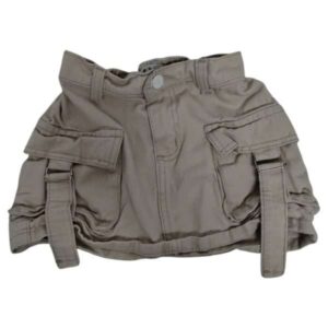 POLLERA GABARDINA BEIGE CARGO MASS 10 T 6 AP