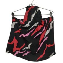 BLUSA TELA NEGRA ROJA ROSADA BCA LAZO T XL CHICO