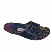 SANDALIA ZUECO GOMA VIOLETA AZUL AMARILLO ADIDAS T41 DET GOMA