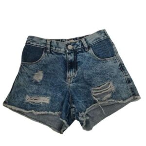 SHORT JEAN TIPO ROTO KIDS DENIM T7/8