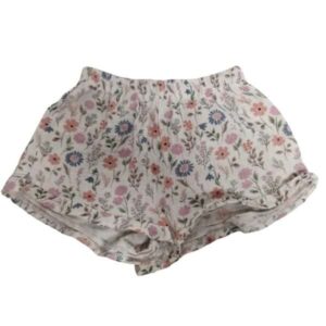 SHORT BAMBULA CREMITA FLORES COLORES PAPPOLINO T6