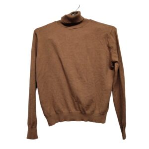 POLERA LANA MARRON T S AP FRZ