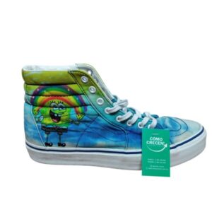 CHAMPION BOTITA LONA CELESTE BATIK BOB ESPONJA VANS T 40 AP