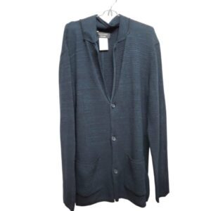 SACO HILO ZARA T XL AZUL C BOLSILLOS