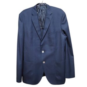 SACO TRAJE HUGO BOSS T XL APROX AZUL NEGRO CUADRILLE