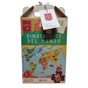 PUZZLE EN CAJA DINOSAURIOS DEL MUNDO 30 PIEZAS PIKA