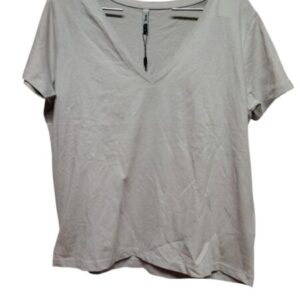 REMERA ALG M/C INDIAN T M GRIS ESCOTE EN V NUEVA C ETIQ