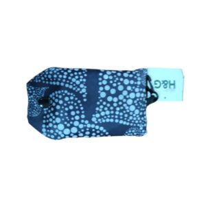 BOLSA TELA EN ESTUCHECITO AZUL H&G