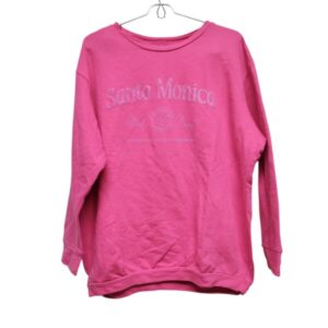 BUZO ALG M/L SIN ETIQ T M APROX FUCSIA SANTA MONICA