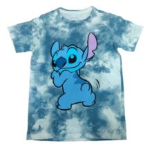 REMERA ALG M/C DISNEY T 5-6 STITCH CELESTE BLANCO BATIK