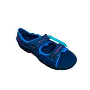 SANDALIA CHAMPION T 30 AZUL ROJA C VELCRO GT DET GOMA