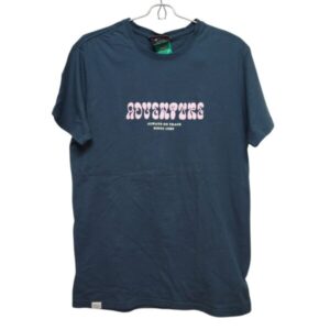 REMERA AZUL ADVENTURE ROSADO RUSTY TS ESPALDA ESTAMPADA