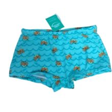 SHORT LICRA PARA AGUA CELESTE CANGREJOS ET CORTADA T4 AP