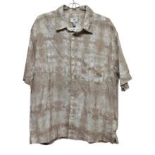 CAMISA LINO BEIGE BLANCO H&M TM NUEVA