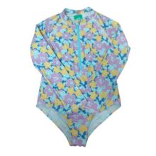 MALLA ENTERA MANGA LARGA AZUL FLORES LILA AMARILLO CITRUS T14