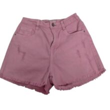 SHORT JEAN ROSADO FLECOS KIDS DENIM T11/12