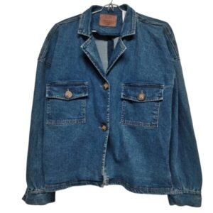 SOBRECAMISA JEAN SAURA T M AZUL BOLSILLOS CUADRADOS