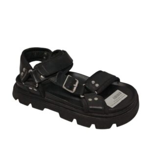 SANDALIAS PLATAFORMA NEGRAS HEBILLAS VELCRO ZARA T39 RO rasp