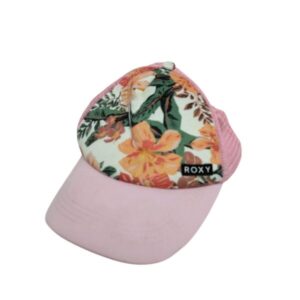 GORRO C VISERA ROXY ROSADO FLOREADO