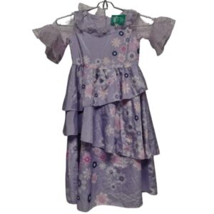 DISFRAZ LILA VOLADOS FLORES ISABELA ENCANTO 110 T8/10 AP