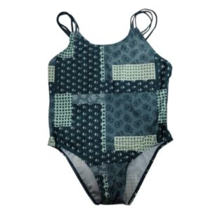 MALLA ENTERA GRIS VERDE FLORES SACKS T16