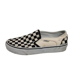 PANCHAS BLANCA CUADRILLE NEGRO VANS T38 MANCHITAS