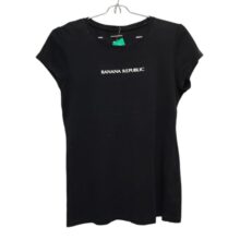 REMERA NEGRA BANANA REPUBLIC BLANCO TS