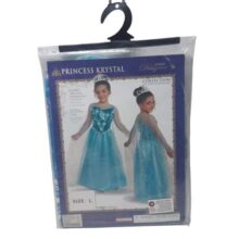 DISFRAZ FROZEN CELESTE COPOS DE NIEVE TALLE 3-4