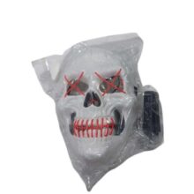MASCARA CALAVERA CON LUZ LED 28037