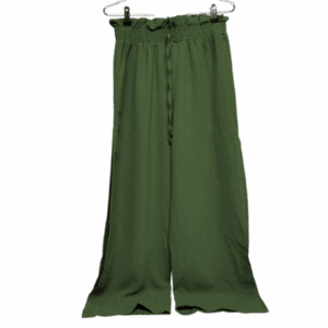 PANTALON PALAZZO VERDE TAJO TM /L