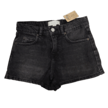 SHORT JEAN NEGRO ESTRELLAS EN BOLSILLOS ZARA T9/10