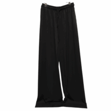 PANTALON PALAZZO NEGRO PIOLAS TM