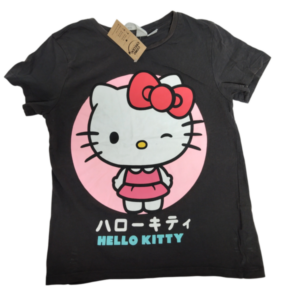 REMERA GRIS HELLO KITTY H&M T6/8 GT