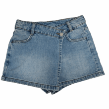 SHORT POLLERA JEAN ZARA T9