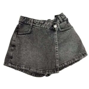 POLLERA SHORT JEAN NEGRO ZARA T11/12