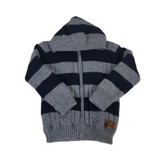 CAMPERA LANA AZUL FRANJAS FORR POLAR MIMPI T2-3