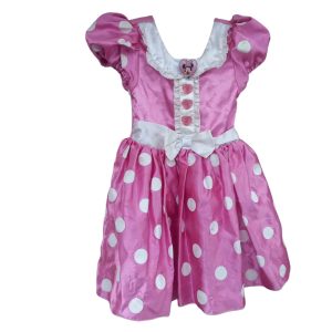 disfraz rosado minnie disney t2 det tela