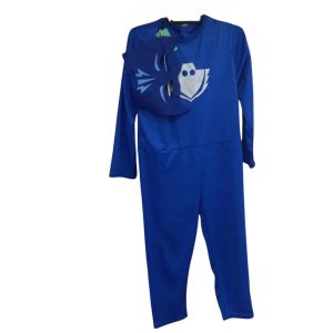 DISFRAZ AZUL PJ CON ANTIFAZ ENGANCHES