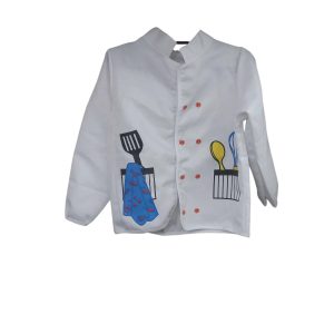 delantal casaca blanca cocina
