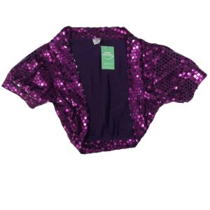 TORERITA M/C FHONM CUADRADOS APLIQUES VIOLETA METALIZADO T8AP
