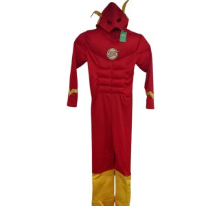 DISFRAZ FLASH ENTERITO ROJO Y AMARILLO EN BOLSA T L-8APR