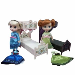 CUARTO DE ANA Y ELSA FROZEN CON 2 MUÑECAS